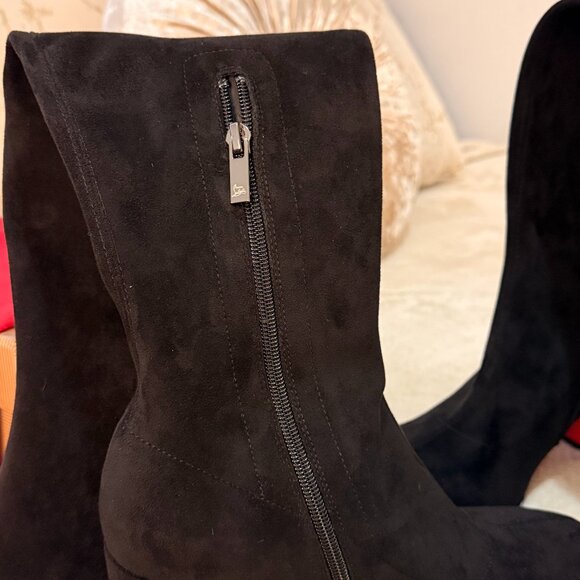 Suede Over the knee Boot - Mini Heel Dup3 LB - Picture 4 of 8